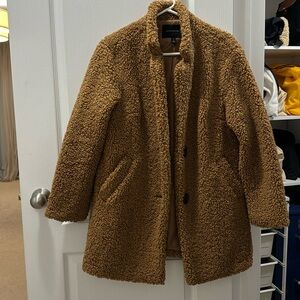 Banana Republic lined Teddy Coat